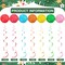 30 Pieces Hawaiian Luau Birthday Party Hanging Swirl Decorations, Flower Tropical Palm Flamingo Sign Foil Ceiling Decor